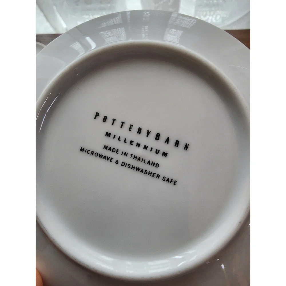 Pottery Barn Millennium Plates Amuse Bouche Appetizers Party Lot of 12 Kitsch 4